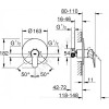 Смеситель для душа серия BauFlow одноручный Grohe 29112000