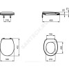 Сиденье для унитаза CONTOUR 21 красное Ideal Standard S4056GQ.