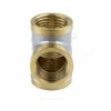 Крест латунь никель Ду 25 (1") ВР/ВР 9011 ГОСТ 32585-2013 Aquasfera 9011-03