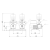 Станция насосная CMBE TWIN 3-62 Fuse Box Grundfos 99220844