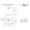 Умывальник мебельный TEMPO Vanity 61 белый Ideal Standard E066801 .