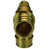 Тройник переходной для PE-X латунь Дн 40х25х40 GX151 Giacomini GX151Y045
