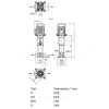 Насос многоступенчатый вертикальный HELIX V 1607-2/25/V/KS/400-50 PN25 3х400В/50 Гц Wilo 4150666