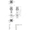 Насос многоступенчатый вертикальный HELIX V 1607-2/25/V/KS/400-50 PN25 3х400В/50 Гц Wilo 4150666