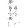 Насос многоступенчатый вертикальный HELIX V 1607-2/25/V/KS/400-50 PN25 3х400В/50 Гц Wilo 4150666
