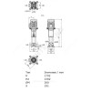 Насос многоступенчатый вертикальный HELIX V 1607-2/25/V/KS/400-50 PN25 3х400В/50 Гц Wilo 4150666