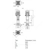 Насос многоступенчатый вертикальный HELIX V 1607-2/25/V/KS/400-50 PN25 3х400В/50 Гц Wilo 4150666