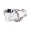 Соединитель латунь хром американка Ду 40 (1 1/2") угловой ВР/НР R19 Giacomini R19X007