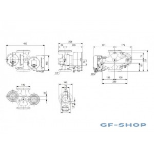 Насос циркуляционный Grundfos MAGNA3 D 32-80 F