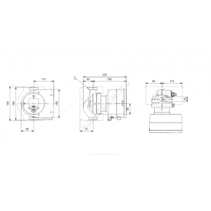 Насос циркуляционный с мокрым ротором MAGNA3 32-100 PN10 1х230В/50 Гц Grundfos 97924257