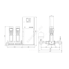 Установка повышения давления Hydro MPC-E 2 CRE5-9 Grundfos 98423319
