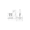 Установка повышения давления Hydro MPC-E 2 CRE5-9 Grundfos 98423319