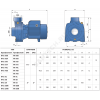 Насос центробежный HF 5 A Pedrollo 47HF5T0AA