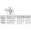 Тройник МП латунь пресс Дн 40х1/2"х40 ВР MLC Uponor 1046922