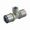 Тройник МП латунь пресс Дн 40х1/2"х40 ВР MLC Uponor 1046922