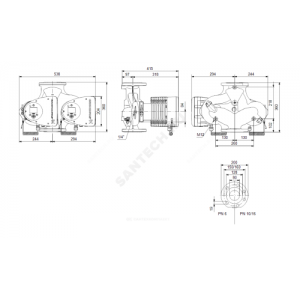 Насос циркуляционный с мокрым ротором MAGNA3 D 80-120F PN10 сдвоенный 1х230В/50 Гц Grundfos 97924515