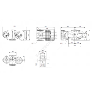 Насос циркуляционный с мокрым ротором MAGNA3 D 50-40F PN6/10 сдвоенный 1х230В/50 Гц Grundfos 97924475