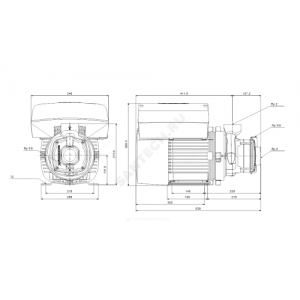 Насос многоступенчатый горизонтальный CME-A 15-3 AQQE 3х380-500В/50 Гц Grundfos 99077763