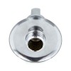 Кран шаровой латунный бытовой хром 1044 G1/2"х3/4" Ру10 НР редуцированный бабочка Aquasfera 1044-01