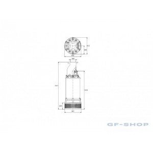 Насос дренажный Grundfos DWK.E.10.200.550.5.1D