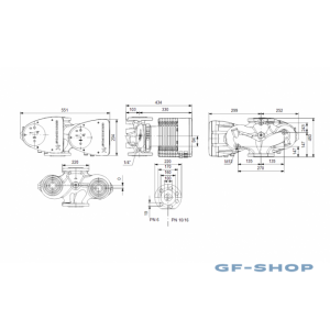 Насос циркуляционный Grundfos MAGNA1 D 100-60 F 450