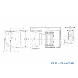 Насос циркуляционный Grundfos MAGNA1 100-60 F 450