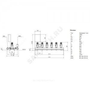 Установка повышения давления COR-4 HELIX V 1603/Skw-EB-R Wilo 2799661