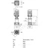 Насос многоступенчатый вертикальный HELIX FIRST V 3603/2-5/16/E/S/400-50 PN16 3х400В/50 Гц Wilo 4183388