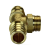 Тройник для PE-X латунь Дн 25х3/4"х25 НР GX153 Giacomini GX153Y045