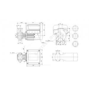 Насос консольно-моноблочный NBE40-200/217 A-F2-A-BAQE PN16 3х380-500В/50 Гц Grundfos 99099836