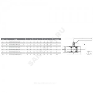 Кран шаровой сталь газ КШ.Ц.М Ду 65 Ру25 ВР LD КШ.Ц.М.GAS.065.025.Н/П.02