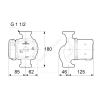 Насос циркуляционный с мокрым ротором UPS25-60 PN10 3х400В/50 Гц Grundfos 59546800