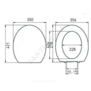 Сиденье для унитаза Mateo дюропласт Soft close Roca ZRU9302822