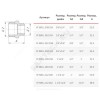 Ниппель латунь переходной Ду 40х25 (х1 1/2"х1") НР VALFEX VF.580.L.112.100