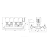 Установка повышения давления Hydro Multi-E 4 CRE1-4 Grundfos 98486533