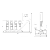 Установка повышения давления Hydro MPC-S 4 CR3-7 Grundfos 95044675