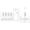 Установка повышения давления Hydro MPC-S 4 CR3-7 Grundfos 95044675