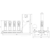 Установка повышения давления Hydro MPC-S 4 CR3-7 Grundfos 95044675