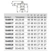 Тройник переходной МП латунь пресс Дн 40х32х40 MLC Uponor 1046920 (1015111)