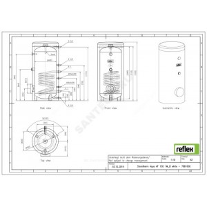 Бойлер косвенного нагрева 150 л AF 150/1M_B Reflex 7861600 (7764000)