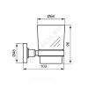 Стакан с держателем IOM Ideal Standard A9121AA