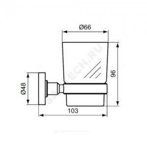 Стакан с держателем IOM Ideal Standard A9121AA