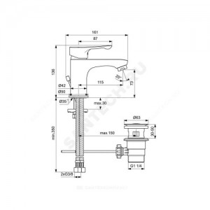 Промо-комплект для ванной комнаты ESLA (6 в 1) Ideal Standard BD002XC