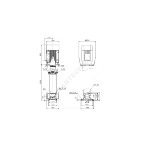 Насос многоступенчатый вертикальный CR 155-3-2 A-F-A-E-HQQE PN16 3х380-420/660-725В/50 Гц Grundfos 99143259