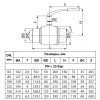Кран шаровой сталь JIP Premium WW Ду 400 Ру25 п/привар ISO-фл Danfoss 065N0177G