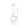 Сифон для умывальника бутылочный 1 1/4"x40 без выпуска АНИ Пласт C1020