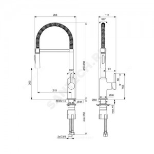 Смеситель для кухонной мойки CERALOOK одноручный Ideal Standard BC302AA .