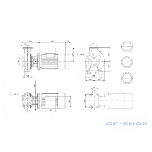 Насос консольно-моноблочный GRUNDFOS NB 80-200/214 AF2ABQQE