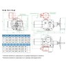 Электропривод многооборотный ГЗ-А100/24 F10 380В IP65 вал 20, шпонка 6 ГЗ Электропривод