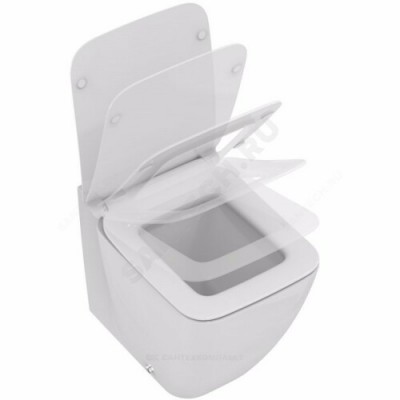 Унитаз без бачка STRADA II AquaBlade горизонт/выпуск дюропласт микролифт Ideal Standard T359801